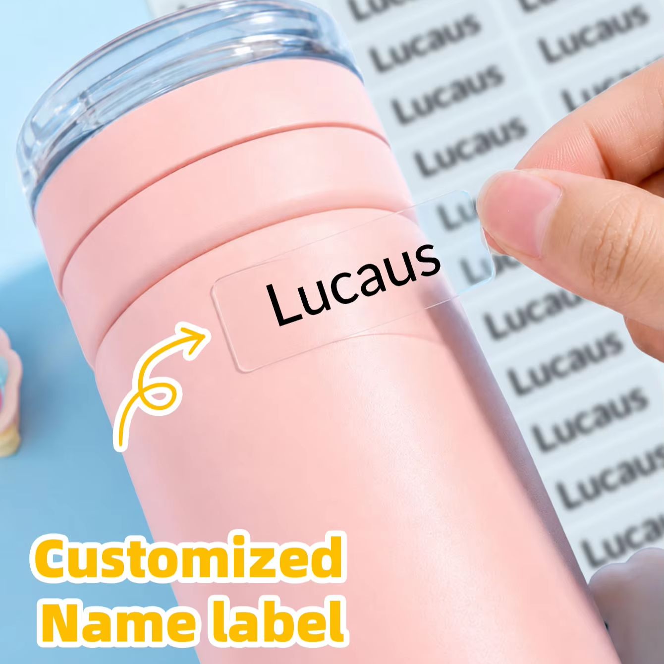 Laptop Accessories Aesthetic - 1–300 Stück individuelle personalisierte Namensaufkleber, wasserfeste