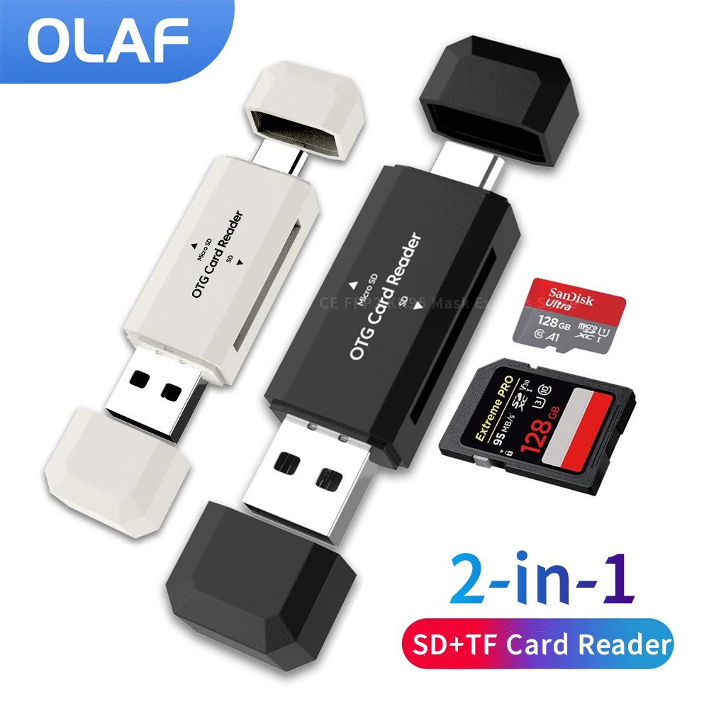 Laptop Accessories For Programmers - 2-in-1 Typ C SD TF Kartenleser