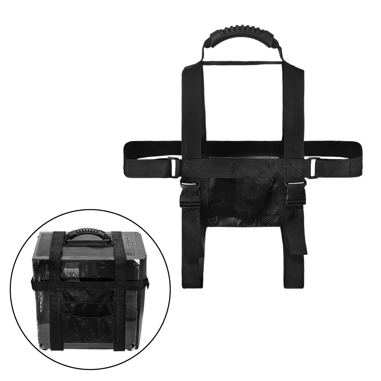 Laptop Accessories Bag - PC-Turm-Tragegurt, robust, mit Taschen für Kabel-Computerzubehör