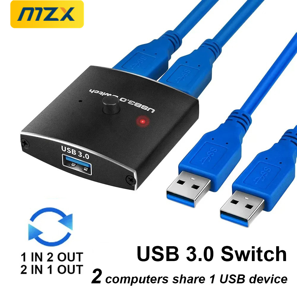 Laptop Accessories For Programmers - MZX Zwei-Wege-USB 3,0 Switch km Switcher