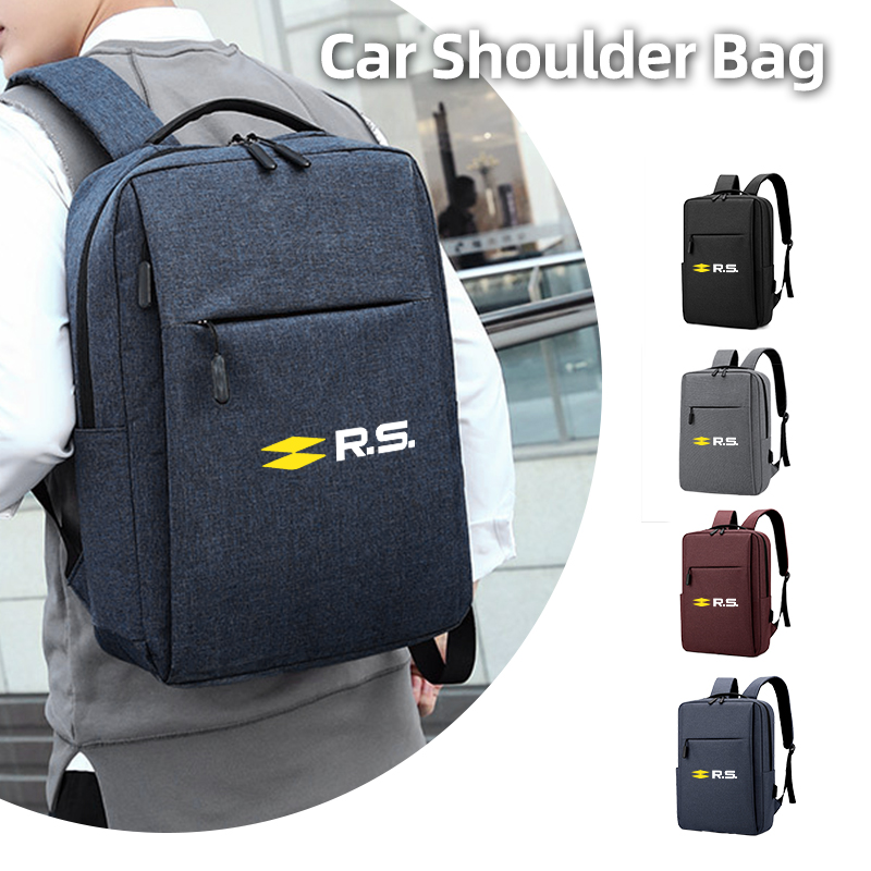 Laptop Accessories Bag - Auto-USB-Lade-Rucksack aus Oxford-Stoff, Laptoptasche, Autozubehör für
