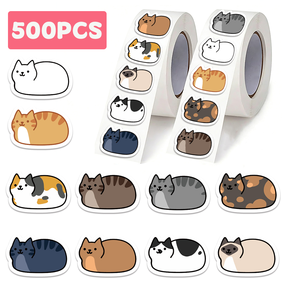 500 Stück niedliche Katzen-Auf – Laptop Accessories Aesthetic Bewertung und Preis