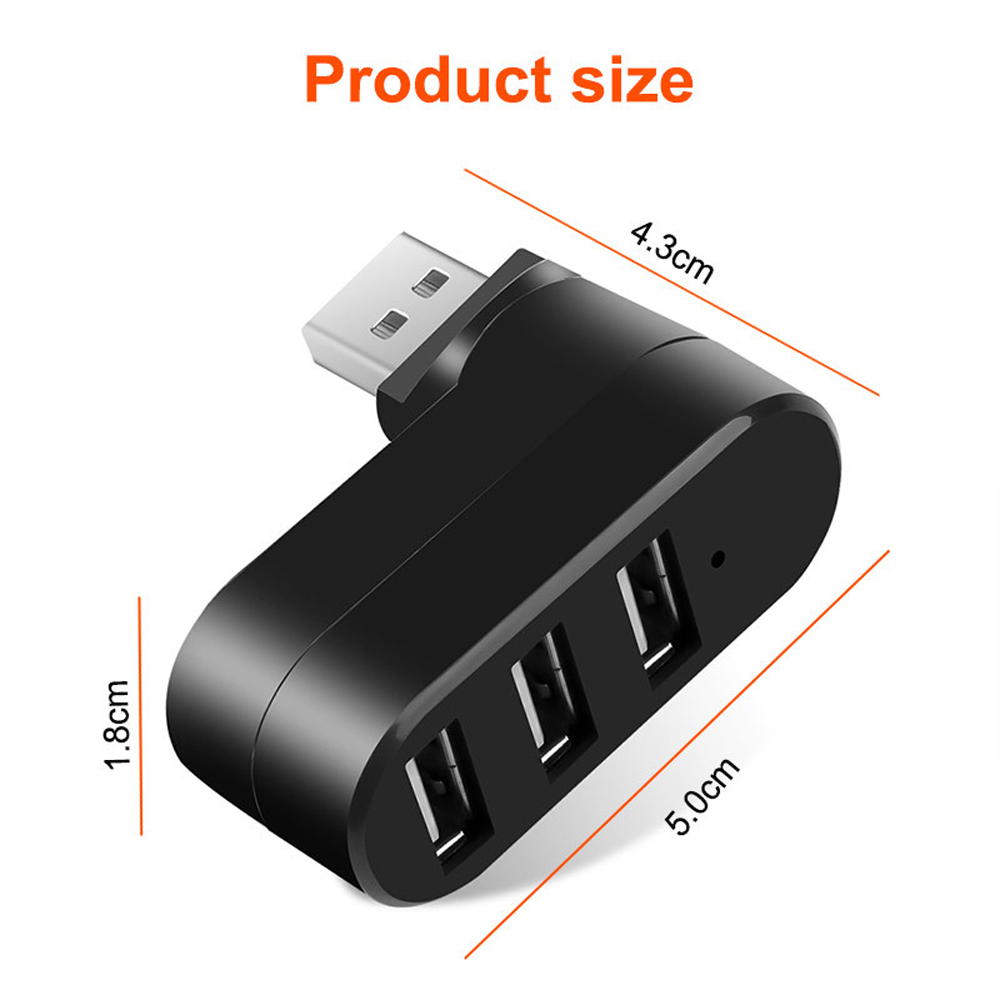 3 Port Multi 2,0 USB HUB Mini  – Laptop Accessories For Programmers Bewertung und Preis