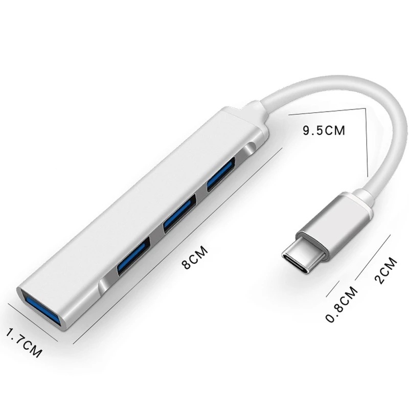 4-in-1 Typ-C Erweiterungs-Hub  – Laptop Accessories For Programmers Bewertung und Preis