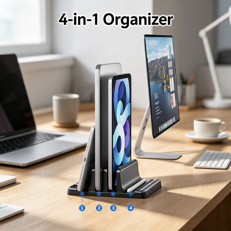 Vertikaler Laptop-Ständer, Mul – Laptop Accessories Organizer Bewertung und Preis