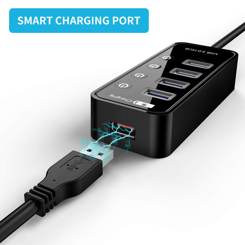 USB Hub 3,0 4 Port Smartphone  – Laptop Accessories For Programmers Bewertung und Preis
