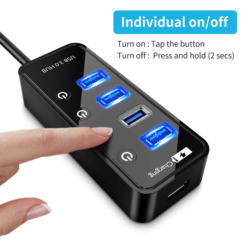USB Hub 3,0 4 Port Smartphone  – Laptop Accessories For Programmers Bewertung und Preis