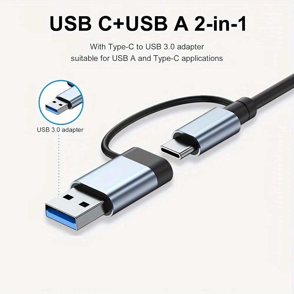 2-in-1 USB3.0-Hub mit 7 Anschl – Laptop Accessories And Gadgets Bewertung und Preis